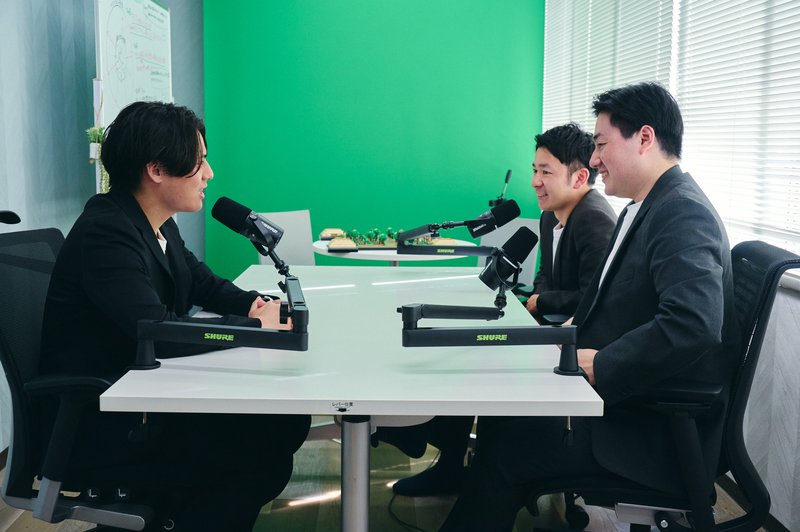 Podcast収録中