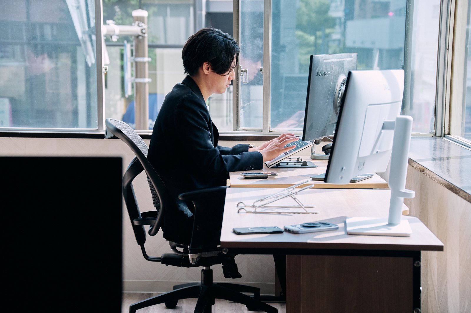個人で集中して仕事